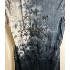 Sledge‎ USA Tie Dye Star Rhinestone T-Shirt Women's Large Top